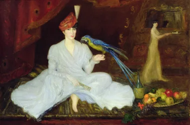 Žena s papouškem, 1905